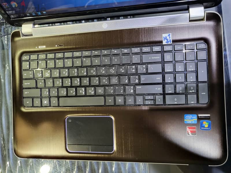 HP pavilion dv7 laptop,4GB RAM,950 GB HD فرصة بسعر لقطة شاشة 17.3 بوصة 3