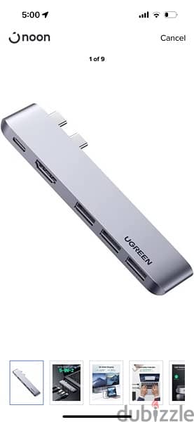 5-In-1 USB for Macbook Pro Air M1 Silver