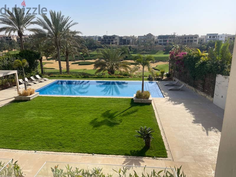 Apartment بجاردن إيجار متشطب بفرش واجهزة ف قطامية ديونز Katameya Dunes 8