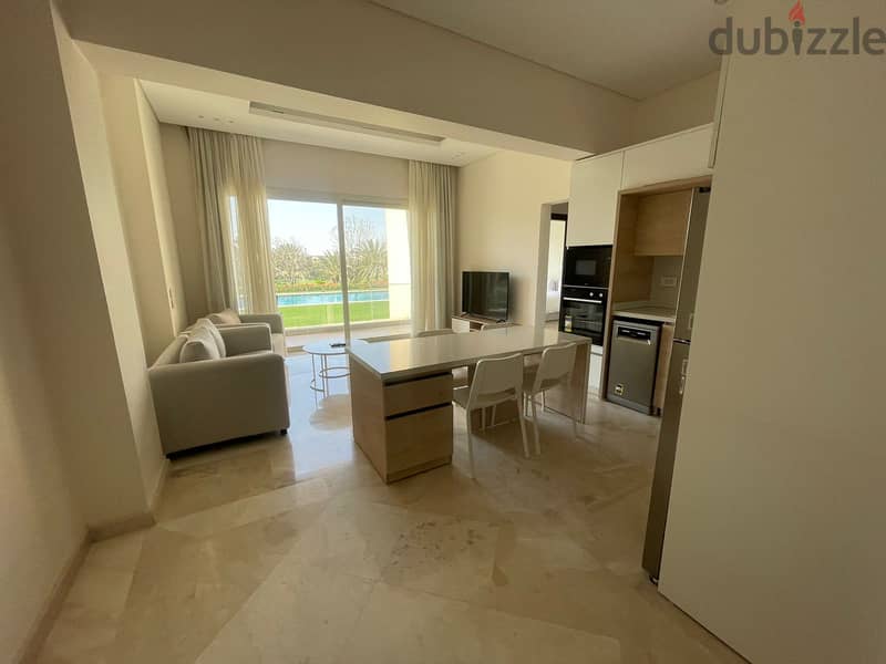 Apartment بجاردن إيجار متشطب بفرش واجهزة ف قطامية ديونز Katameya Dunes 9