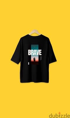 brave oversized t-shirt 0