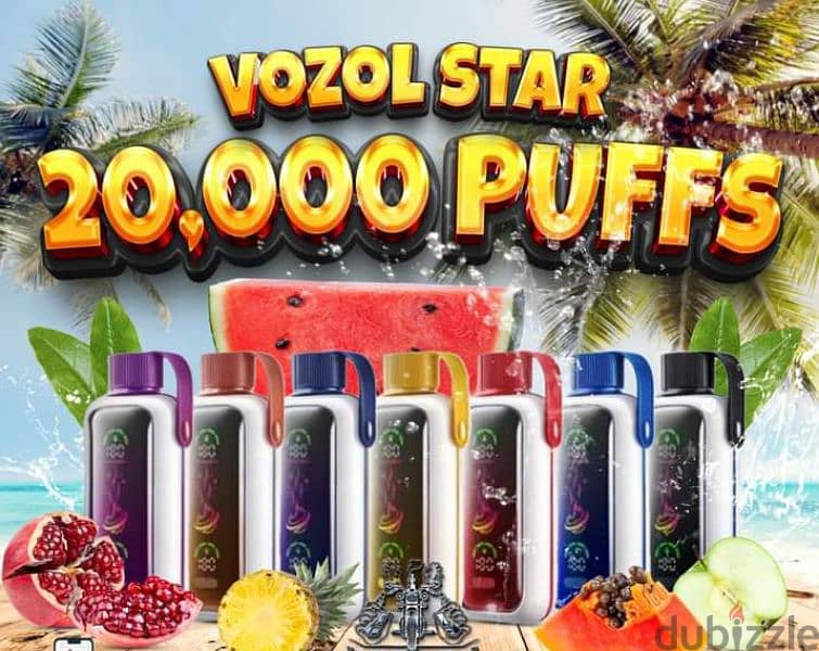 VAPE VOZOL 20000 PUFFS ORIGINAL فيب فوزول 20000 سحبة الأصلي 3