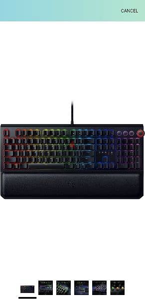 Razer black widow elite 0