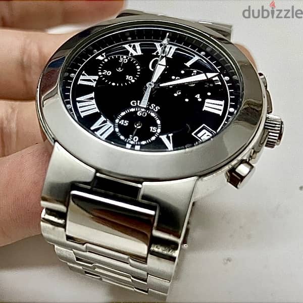 GC - GUEES COLLECTION  Original Swiss Made Chronograph40mm بالعلبه 7