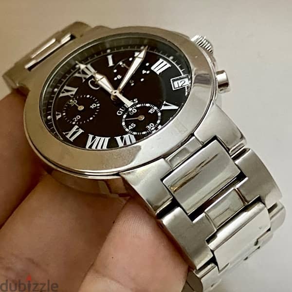 GC - GUEES COLLECTION  Original Swiss Made Chronograph40mm بالعلبه 10