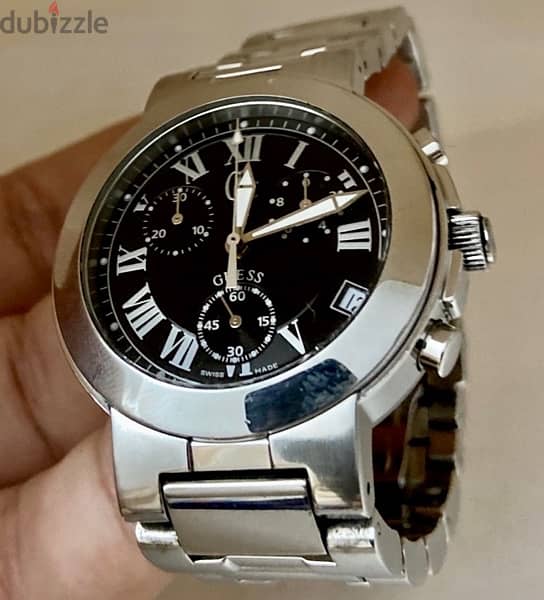 GC - GUEES COLLECTION  Original Swiss Made Chronograph40mm بالعلبه 13