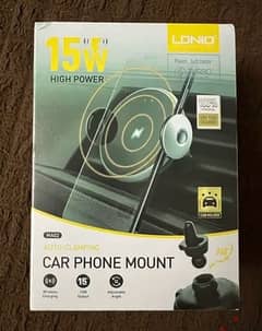 Wireless Car Mount for iPhone and Samsung