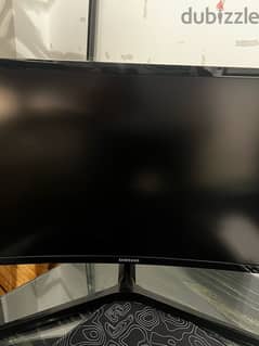 sumsung curved monitor 144 hz 24 inch “no box”