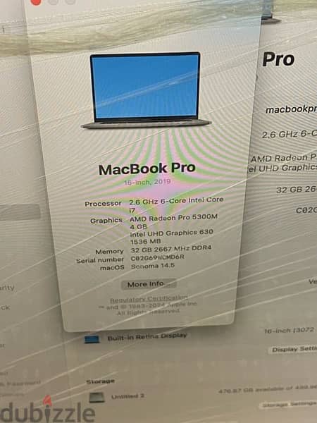 MacBook Pro 2019 16 inch 1