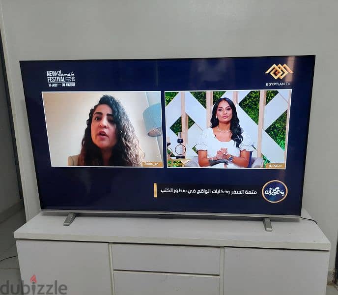 شاشة تورنيدو 4K بدون فريم 65 بوصة أندرويد ريسيفر داخلي 65UA1400E 0