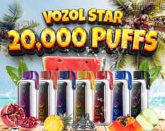 VOZOL 20000 PUFFS VAPE ORIGINAL فيب فوزول 20000 سحبة الأصلي 0