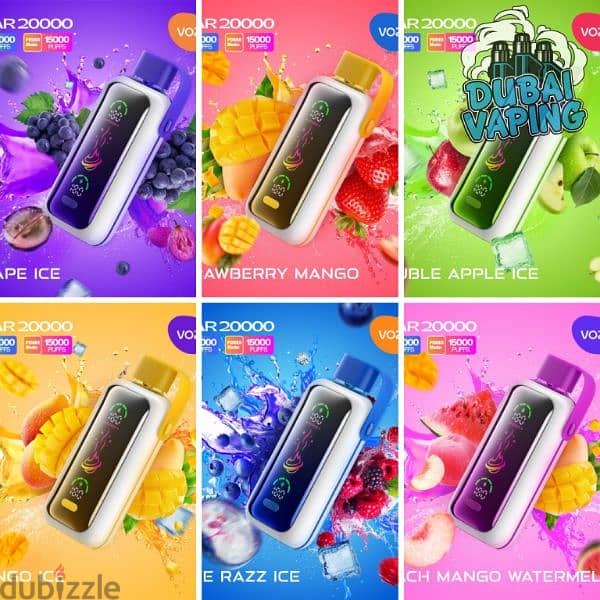 VOZOL 20000 PUFFS VAPE ORIGINAL فيب فوزول 20000 سحبة الأصلي 1