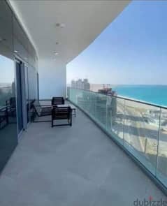 Apartment with old price fully finished sea view ready to move with installments over 10 years in downtown Al Alamein