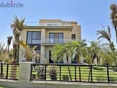 Standalone villa, ready to move, for sale in Palm Hills Compound New Cairo, with installments over 8 years