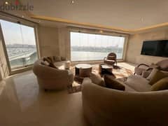 شقة فندقية أمام النيل إستلام فوري بالفرش غرف تشطيب كامل في برج ريف دو نيل المعادي Reve Du Nil Maadi