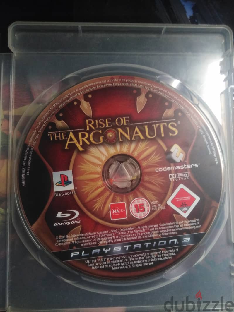 PS3 Rise of the argonauts rare cd condition 1