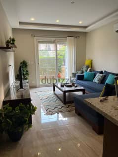 studio  80m with garden fully furnished for rent regents park new cairo