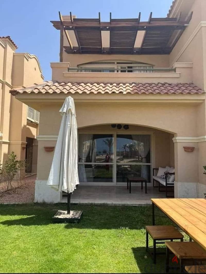 شاليه ارضي بجاردن غرفتين للبيع في قرية لافيستا جاردنز العين السخنه فيو رائع Garden chalet for sale in La Vista Gardens Ain Sokhna Village 4