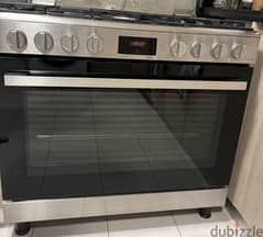 As new, Bosch cooker 90*60, with built-in grill never used