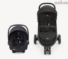 Baby Stroller and car seat  Joie Litetrax Three Travel System