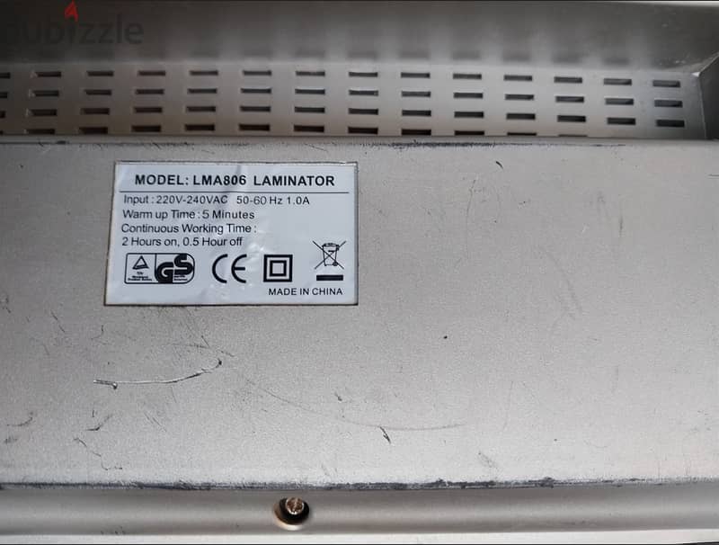 للبيع ماكينة تغليف الورق LAMINATOR  MACHINE بسعر 450 جم للوحدة 7