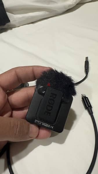 Mic Rode wireless go 2 with iPhone cable 2