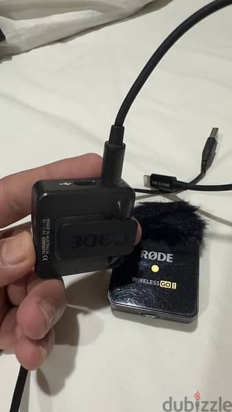 Mic Rode wireless go 2 with iPhone cable 3