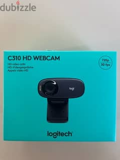 Logitech C310 HD Webcam (720p/30fps) - كاميرا لوجيتيك عالية الجودة