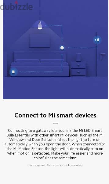 لعشاق الالوان والتكنولجيا الذكيه أخر قطعه متوفره من mi smart bulb 2