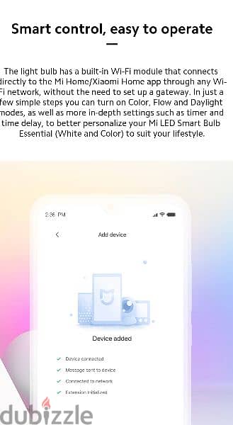 لعشاق الالوان والتكنولجيا الذكيه أخر قطعه متوفره من mi smart bulb 3