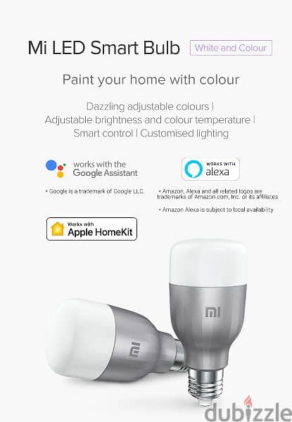 لعشاق الالوان والتكنولجيا الذكيه أخر قطعه متوفره من mi smart bulb 13