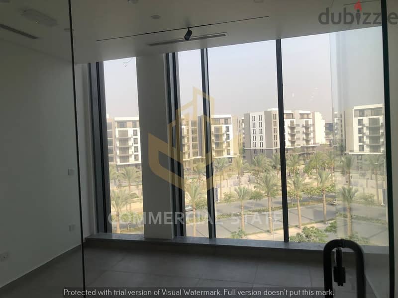 Finished Office for Rent 154m-CFC-مكتب جاهز للايجار في كايروفستيفال 3