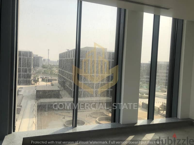 Finished Office for Rent 154m-CFC-مكتب جاهز للايجار في كايروفستيفال 8