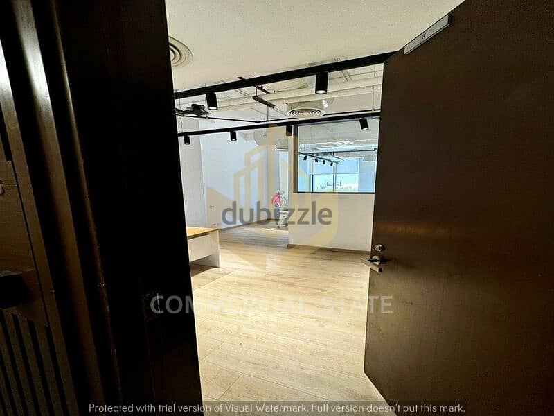 Furnished Office for Rent 95m in CFC-مكتب مفروش للايجار-كايرو فيستيفال 15