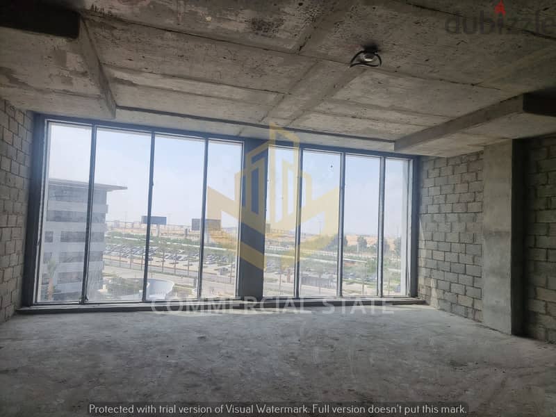 Office being finished for rent 190m- CFC-مكتب للايجار في كايروفستيفال 1