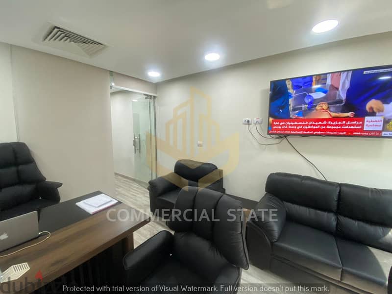 Finished Office for Rent in Trivium 55m-مكتب للايجار في تريفيوم التجمع 6