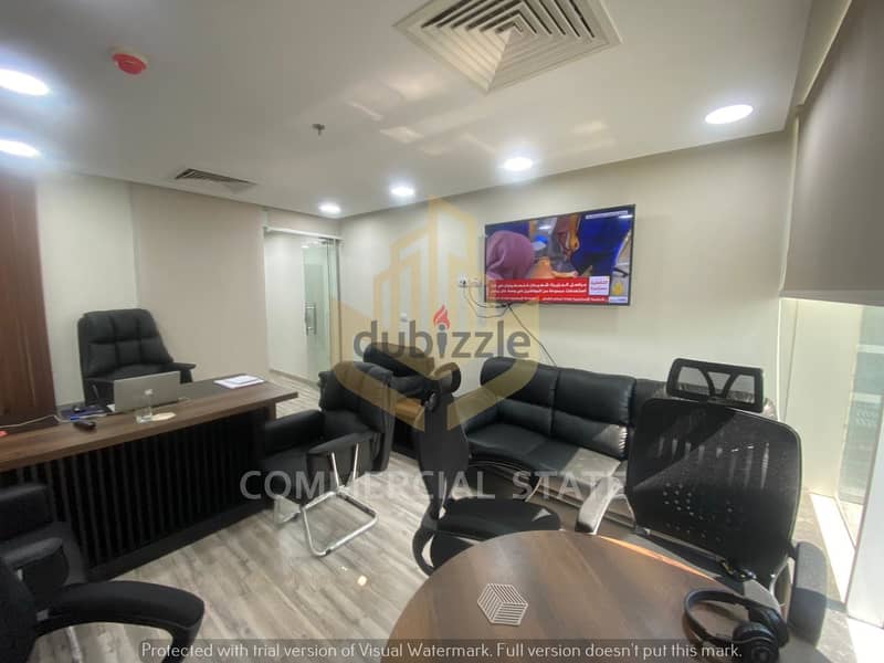 Finished Office for Rent in Trivium 55m-مكتب للايجار في تريفيوم التجمع 8