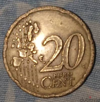 20سنت يورو 1999 ذهب إسكندنافي خالص