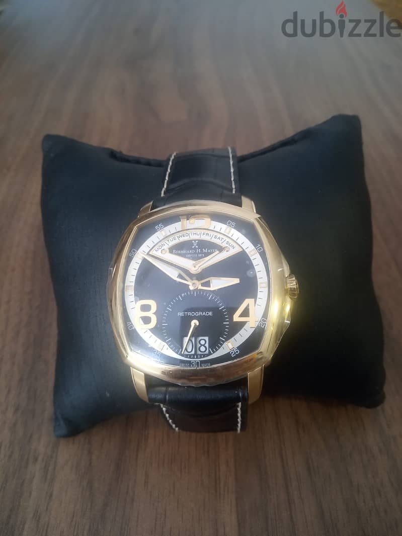 FS Bernhard H. Mayer La Retrograde Watch II Gold - لأعلى سعر 3