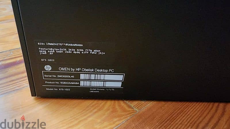 HP Omen 9th gen in very good condition i9 2080ti 4