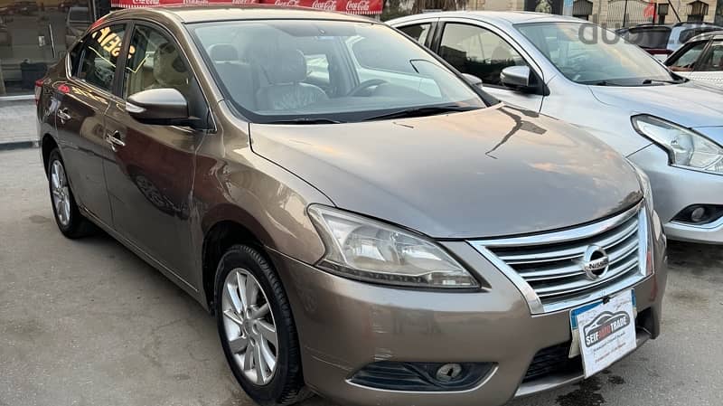 Nissan Sentra 2017نيسان سنترا أعلي فئة فابريكة بمقدم ١٨٠ ألف 10