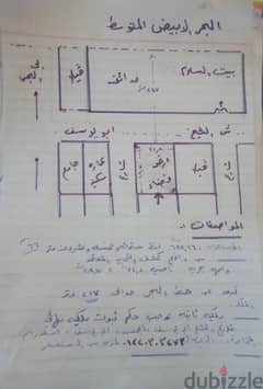 ارض فضاء بالعجمي بملكية ثابتة