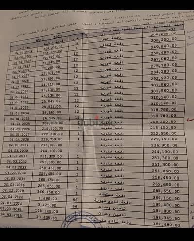 شقة ١٢١ متر للبيع بدون اوفر في نور