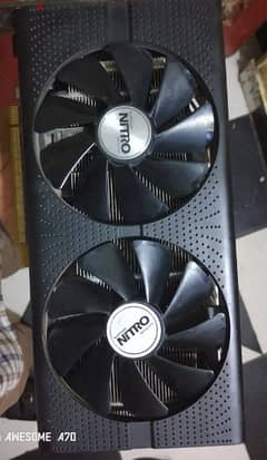 كارت Rx 570 4gb sapphire بحالة ممتازة