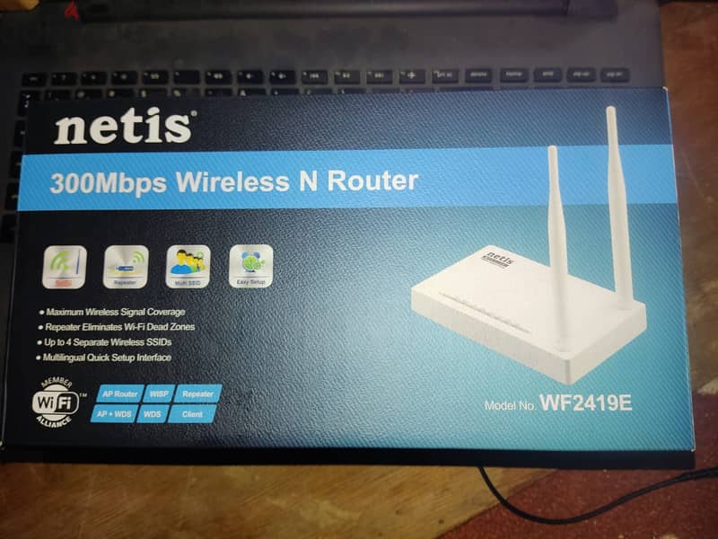 بيع أكسس Netis 300 Mbps Wireless N Router قوي في الوايفي 0