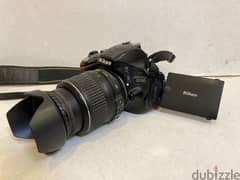 كاميرا نيكون D5100 عن التعريف + عدسة 18-55 VR