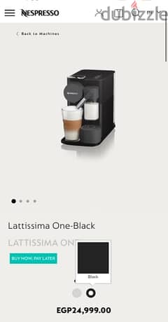 nespresso lattissima one