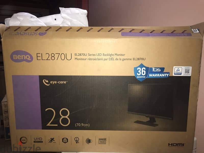 benq el2870U 4k (60 hz) 2