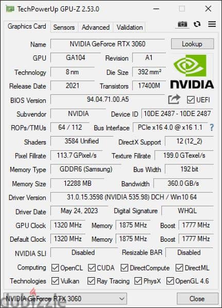 Pc gaming (intel core i5 12th - RTX 3060) 2