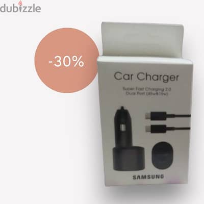 شاحن سيارةUSB Cمزدوج سريع جدا45وات منفذ توصيل الطاقةوشحن Samsung